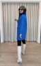 เช่าเสื้อโค้ทผู้หญิง  รุ่น Blue Cerulean Single Breasted Coat	2107GCL1153FABL1