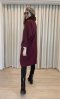 เช่าเสื้อโค้ทผู้หญิง  รุ่น  " Magenta and Boysenberry Single Breasted Coat"	2101GCL869FARE1