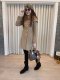 เช่าเสื้อโค้ทผู้หญิง รุ่น  Fur Faux Saddle Brown Capelet 905GCL436FABRXS1