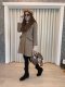 เช่าเสื้อโค้ทผู้หญิง  รุ่น  Winter Wheat Single Breasted Coat	2107GCL1335FABR1