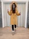 เช่าเสื้อโค้ทผู้หญิง  รุ่น Honey Gold Single Breasted Coat 2107GCL1157FAYE1