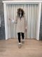 เช่าเสื้อโค้ทผู้หญิง  รุ่น  Winter Wheat Hoodie Single Breasted Coat  2107GCL1360FABR1