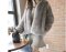 เช่าแจ็คเก็ตเฟอร์ รุ่น Beluga Fur Faux jacket	902GJF035FAGYM1