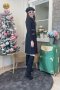 เช่าเสื้อกันหนาว รุ่น  Anthracite Black Double Breasted Coat	2107GCL1379FABK1
