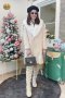 เช่าเสื้อโค้ทผู้หญิง  รุ่น Cannoli Cream Single Breasted Coat	2107GCL1100FACR1