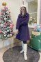 เช่าเสื้อโค้ทผู้หญิง  รุ่น Patrician Purple Dress Coat	2107GCL1149FAPP1