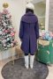 เช่าเสื้อโค้ทผู้หญิง  รุ่น Patrician Purple Dress Coat	2107GCL1149FAPP1