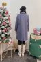 เช่าเสื้อโค้ทผู้หญิง  รุ่น Purple Orchid Bloom Single Breasted Coat	2107GCL1222FAPP1