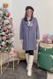 เช่าเสื้อโค้ทผู้หญิง  รุ่น Purple Orchid Bloom Single Breasted Coat	2107GCL1222FAPP1
