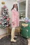 เช่าเสื้อโค้ทผู้หญิง  รุ่น Pink Cosmos Double Breasted Coat	2107GCL1231FAPK1