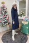 เช่าเสื้อโค้ทผู้หญิง  รุ่น Midnight Navy Single Breasted Coat	2107GCL1236FANA1