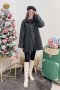 เช่าเสื้อโค้ทผู้หญิง  รุ่น Bristol Black Single  Breasted Coat	2107GCL1237FABK1
