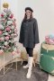 เช่าเสื้อโค้ทผู้หญิง  รุ่น Bristol Black Single  Breasted Coat	2107GCL1237FABK1