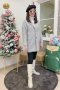 เช่าเสื้อโค้ทผู้หญิง  รุ่น Lilac Gray Single Breasted Coat	2107GCL1244FAGY1