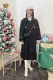 เช่าเสื้อโค้ทผู้หญิง รุ่น  Harry Potter Anthracite Black Single Breasted Coat	2107GCL1332FABK1