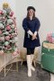 เช่าเสื้อโค้ทผู้หญิง  รุ่น Bellwether Blue Single Breasted Coat	2107GCL1348FANA1
