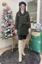 เช่าเสื้อกันหนาว รุ่น Chive Putting Green Double Breasted Coat	2107GCL1375FAGN1