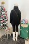 เช่าเสื้อโค้ทผู้หญิง รุ่น  Anthracite Black Single Breasted Coat	2107GCL1385FABK1