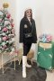 เช่าเสื้อโค้ทผู้หญิง รุ่น  Anthracite Black Single Breasted Coat	2107GCL1385FABK1