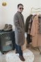 เช่าเสื้อกันหนาว รุ่น  Forged Iron Double Breasted Coat	2108GCL1436FAGY1
