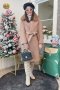 เช่าเสื้อกันหนาว รุ่น  Warn Taupe Single Breasted Coat	2108GCL1514FABR1