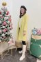 เช่าเสื้อกันหนาว รุ่น  Yellow Jasmine Single Breasted Coat	2108GCL1528FAYE1