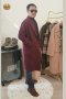 เช่าเสื้อกันหนาว รุ่น Crimsom Red Single Breasted Coat	2109MCL1608FARE1