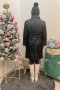 เช่าเสื้อกันหนาว รุ่น Canernous Black Single Breasted Coat	2109GCT1630FABK1