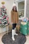 เช่าเสื้อกันหนาว รุ่น Brown Chanterelle Double Breasted Coat	2109GCL1640FABR1