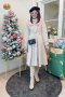 เช่าเสื้อกันหนาว รุ่น  Cream Pink Pricess Dress Coat	2109GCL1660FACR1