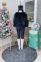 เช่าเสื้อกันหนาว รุ่น  Midnight Sky Faux Fur Coat	2110GCF1711FABK1