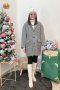 เช่าเสื้อกันหนาว รุ่น  Glacier Gray Simple Buttom Up Coat	2110GCL1713FAMX1