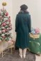 เช่าเสื้อกันหนาว รุ่น  Quetzal Green Simple Buttom Up Coat	2110GCL1718FAGN1