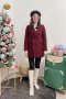 เช่าเสื้อกันหนาว รุ่น  Meriot Red Double Breasted Coat	2110GCL1724FARE1