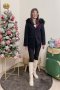 เช่าเสื้อกันหนาว รุ่น  Evening Blue Hoodie Coat	2110GCL1737FANA1