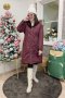 เช่าเสื้อกันหนาว รุ่น  Karanda Red Simple Buttom Up Coat	2111GCF1750FARE1