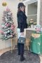 เช่าแจ็คเก็ตเฟอร์ รุ่น Dark Shadow Fur Jacket	2111GCF1783FABK1