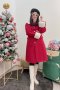 เช่าเสื้อกันหนาว รุ่น  Santy Christmas Single Breasted Coat	2201GCL1801FARE1