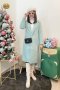 เช่าเสื้อกันหนาว รุ่น  Aqua Haze Single Breasted Coat	2202GCL1818FAGN1