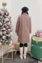 เช่าเสื้อกันหนาว รุ่น   Myristica Brown Double Breasted Coat	2204GCL1874FABR1