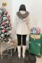 เช่าเสื้อโค้ทผู้หญิง รุ่น  Hoodie Fur Eburnean Parka  904GCF188FAWHS1