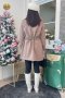 เช่าเสื้อกันหนาว รุ่น   Toffee Crunch Brown Double Breasted Coat	2206GCL1943FABR1