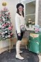 เช่าเสื้อโค้ทผู้หญิง รุ่น " Chantilly Lace Pea Jacket"	902GCS1986FAWH2