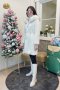 เช่าเสื้อโค้ทผู้หญิง รุ่น Hoodie Faux Mink Bleached Coral Coat  902GCL234FAWHS1