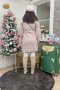 เช่าเสื้อโค้ทผู้หญิง รุ่น Faux Mink Fluffy Dover White Straight Coat	905GCL416FAPKS1