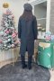 เช่าเสื้อโค้ทผู้หญิง รุ่น  Fox Fur collar Midnight Sky Long Coat   2006GCL735FABK1