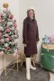 เช่าเสื้อโค้ทผู้หญิง  รุ่น  Mulberry and Sangria Single Breasted Coat   2101GCL867FAPP1