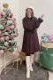 เช่าเสื้อโค้ทผู้หญิง  รุ่น  Mulberry and Sangria Single Breasted Coat   2101GCL867FAPP1