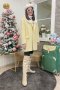 เช่าเสื้อโค้ทผู้หญิง  รุ่น  Canary Yellow Single Breasted Coat	2101GCL891FAYE1