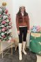 เช่าเสื้อโค้ทผู้หญิง  รุ่น  Strawberry Blonde Fur Jacket	2101GCF941FABR1